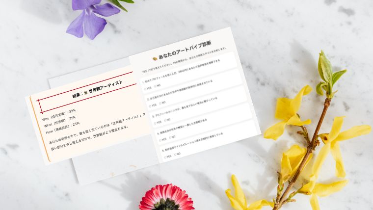 プロ作家のSNS活用セルフ診断シートのイメージ