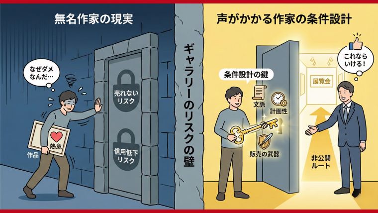 声がかかるアート作家の条件