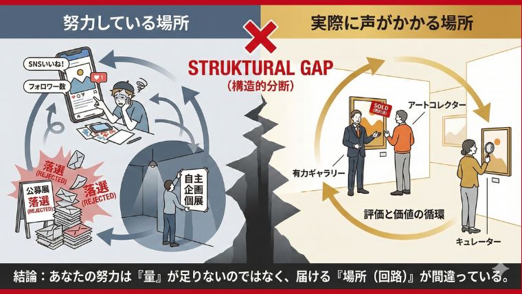 アート作家が努力する場所
