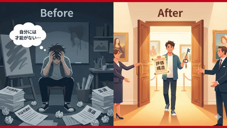 審査員(評価者)が見ているもの vs 作家が見せたいもの