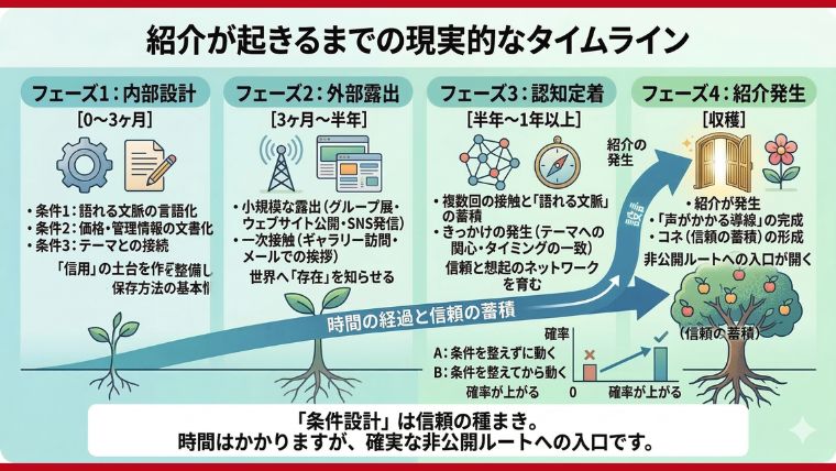紹介が起きるまでのタイムライン