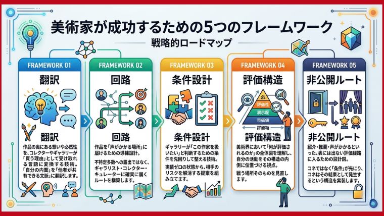 美術家が成功するためのフレームワーク